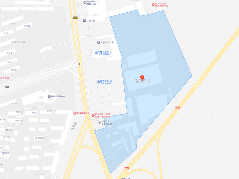 高服机械位置地图