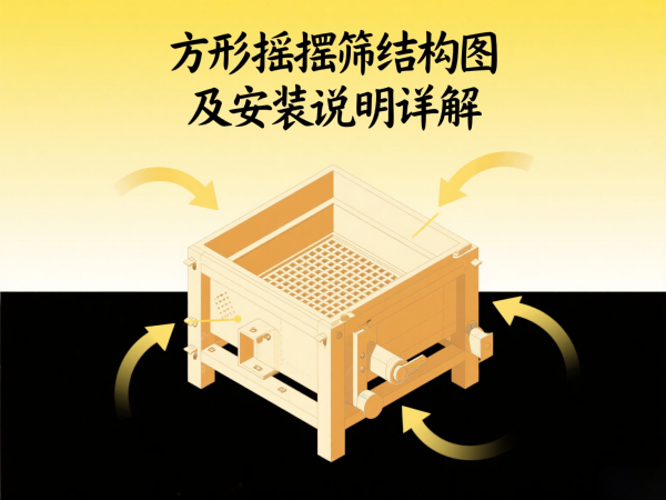 方形摇摆筛结构图及安装说明详解